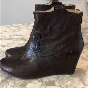 Frye Carson Wedge Bootie - Size 7